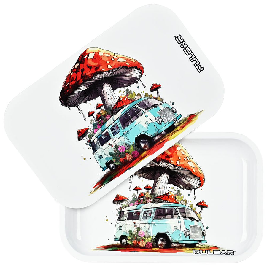 Pulsar Rolling Tray & Lid Kit - Pop Up Camper / 11"x7" - Headshop.com