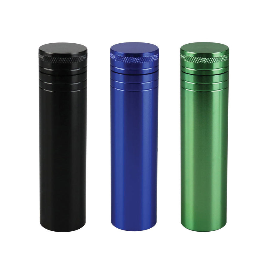 Aluminum Storage Tube - 3.85"x1" - Colors Vary - Headshop.com