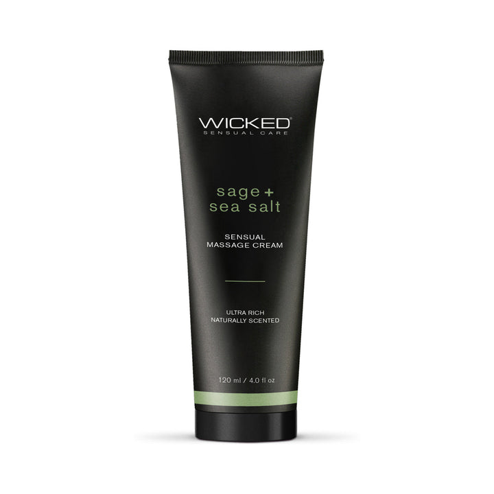 Wicked Sage + Sea Salt Sensual Massage Cream 4 oz. - Headshop.com