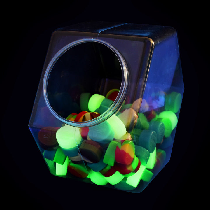 100PC SET - Pulsar Silicone Containers - 35mm/6mL/Assorted - Headshop.com