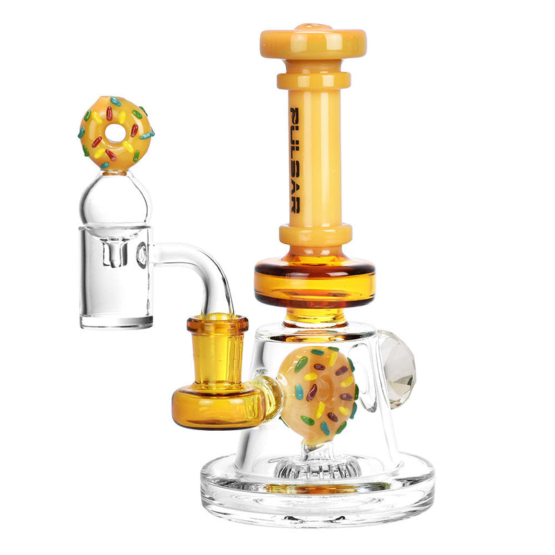 Pulsar Donut Diamond Dab Rig Set - 6.5"/14mm F/Colors Vary - Headshop.com