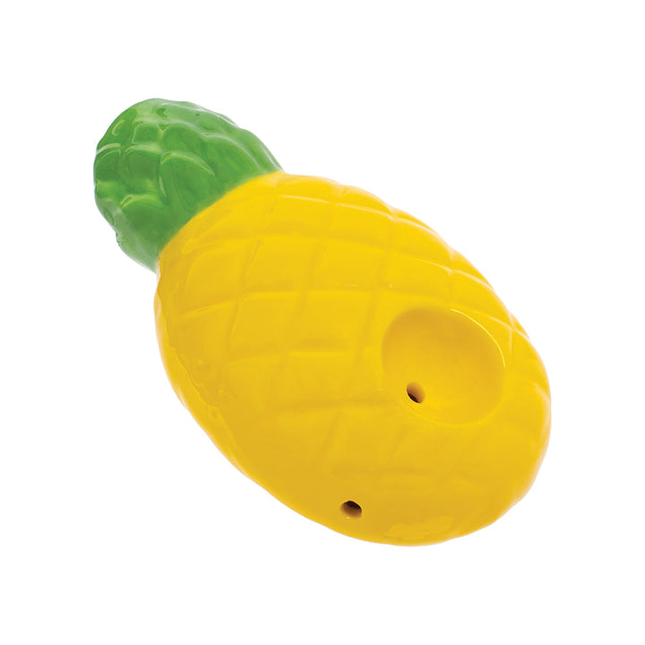 Wacky Bowlz Pineapple Ceramic Hand Pipe | 3.5" - Headshop.com