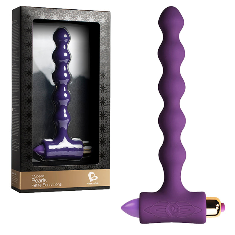 Rocks Off Petite Sensations Pearls Purple - Headshop.com