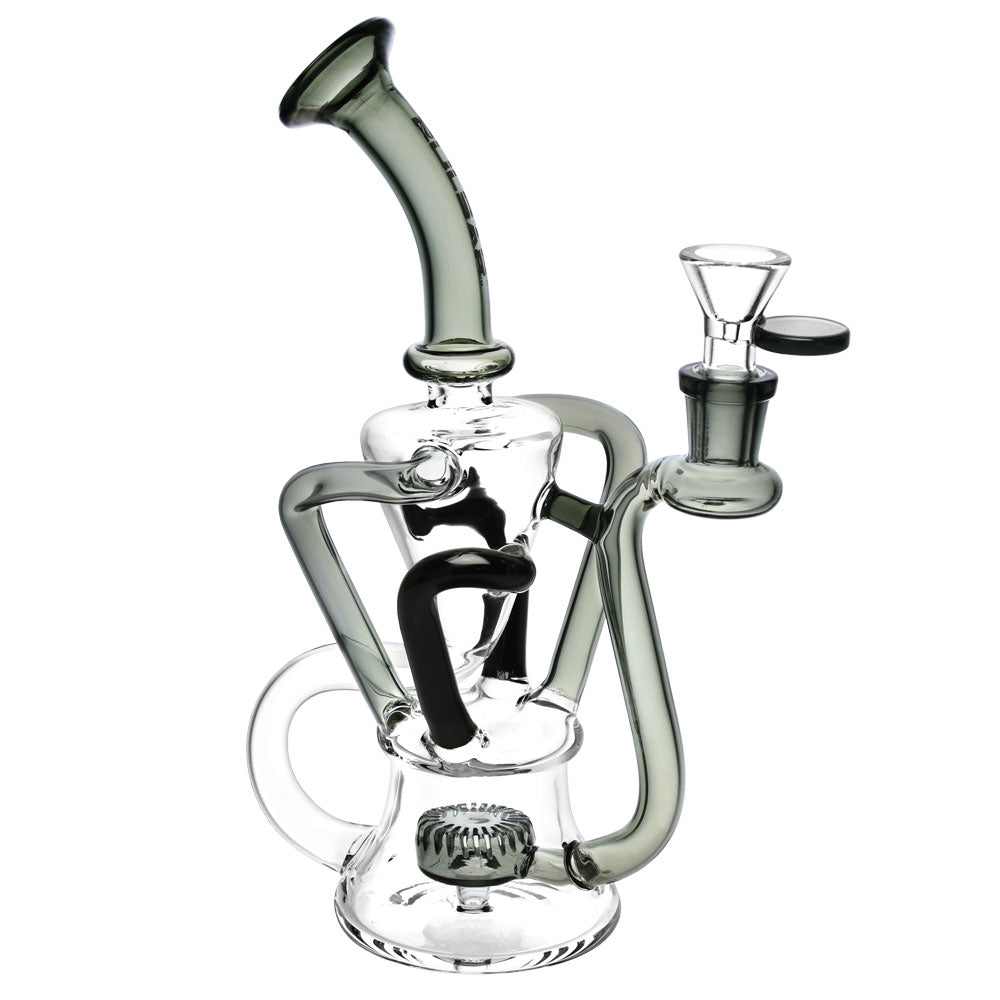 Pulsar 4-Tube Recycler Water Pipe - 9" / 14mm F / Colors Vary - Headshop.com