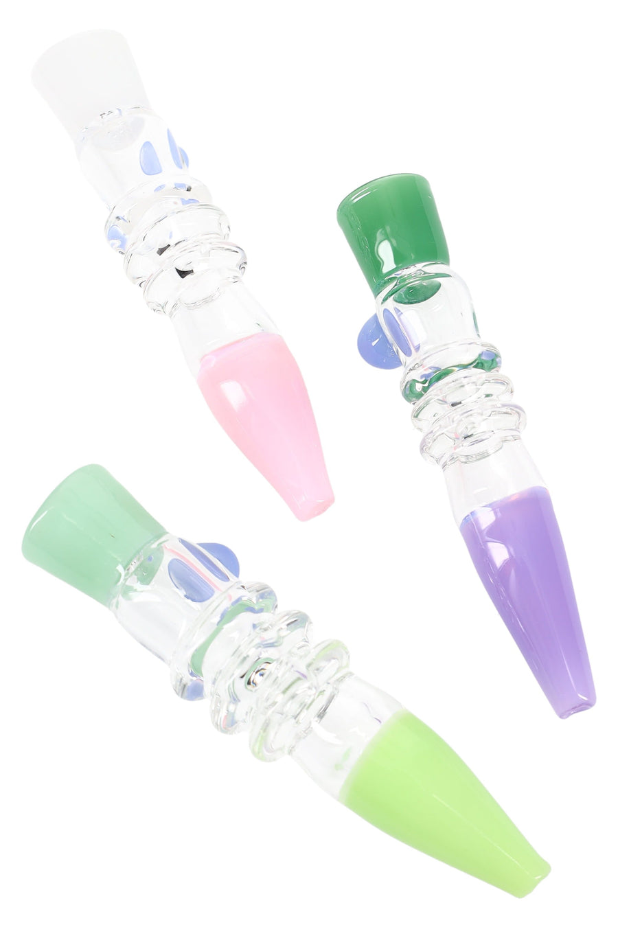 Slime-Colored Glass Chillum “Slime Sipper” – 4″ – Assorted - Headshop.com