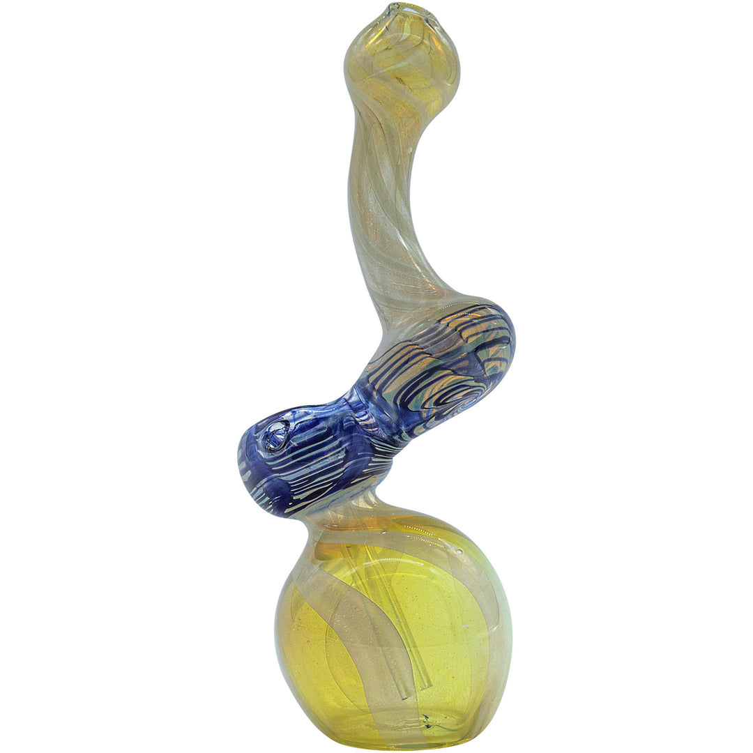 LA Pipes "Rake Bubb" Fumed Sherlock Bubbler Pipe (Various Colors) - Headshop.com