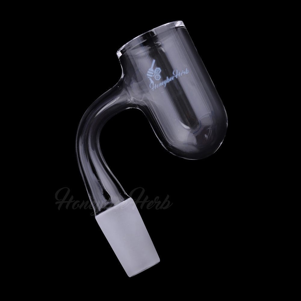 HONEY BEVEL DEEP BOWL QUARTZ BANGER - 90° DEGREE | BL - Headshop.com