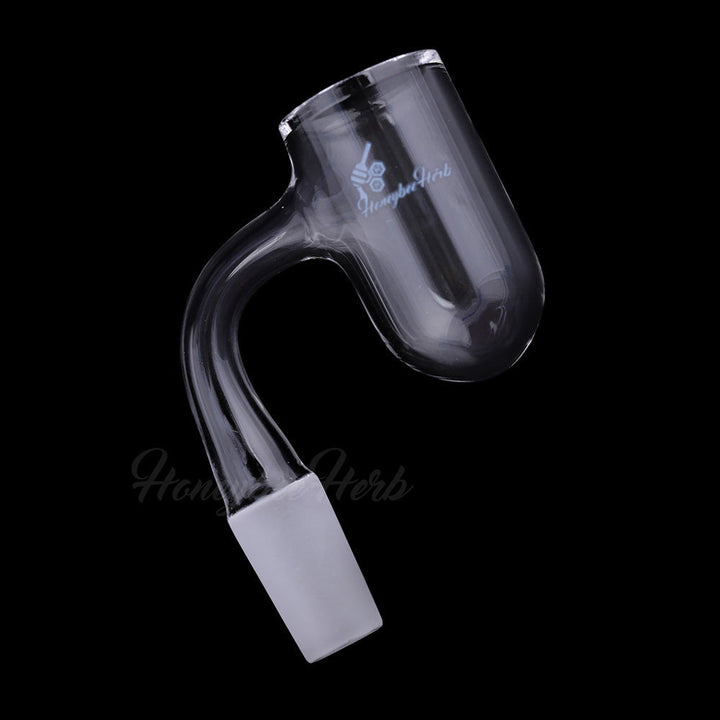 HONEY BEVEL DEEP BOWL QUARTZ BANGER - 90° DEGREE | BL - Headshop.com