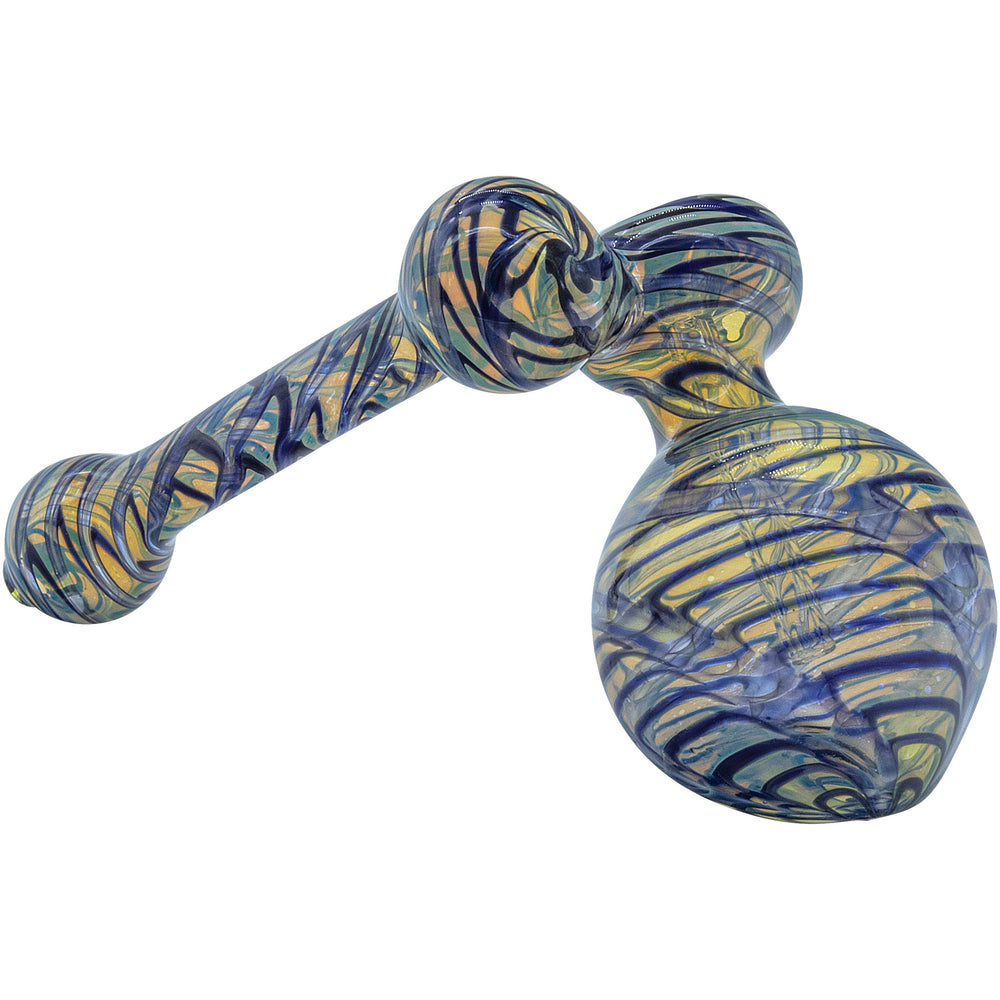 LA Pipes "Colored Sidecar" Fumed Sidecar Bubbler Pipe (Various Colors) - Headshop.com