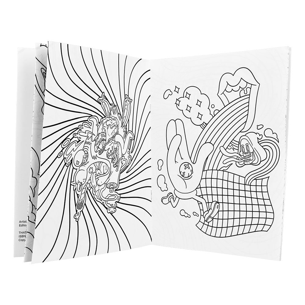 Wood Rocket That's Trippy Adult Coloring Book - 8.5"x11" - Headshop.com