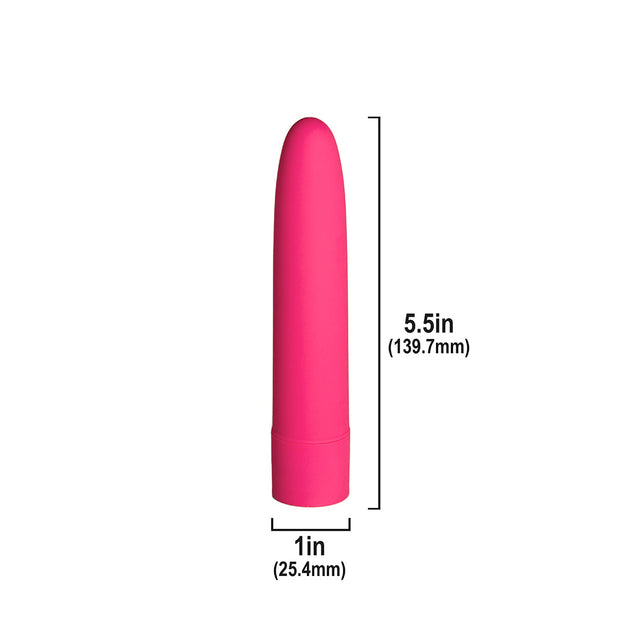Simple & True Eezy Pleezy Classic Vibrator 5.5 in. Pink - Headshop.com