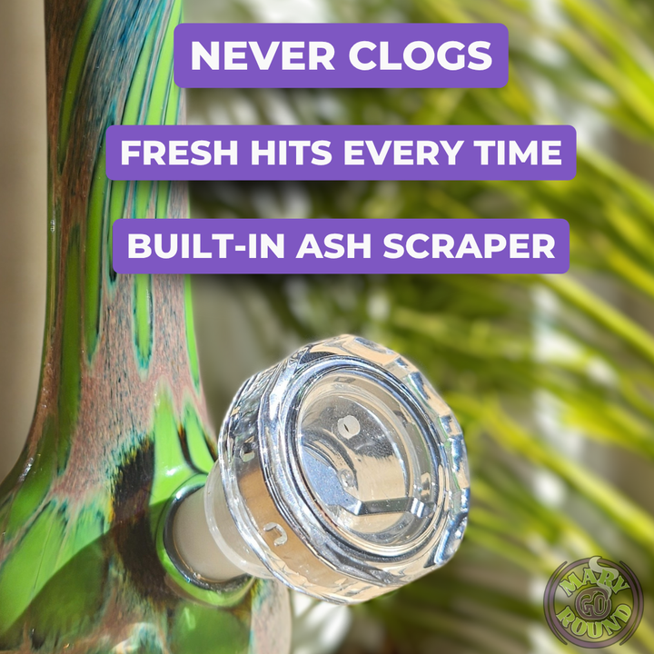Mary Go Round - 14mm Bong Bowl With Anti-Clog Tech & Easy-Clean Design - Headshop.com