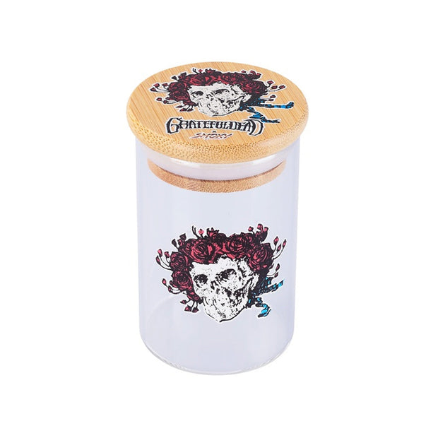 GRATEFUL DEAD GLASS STASH JAR