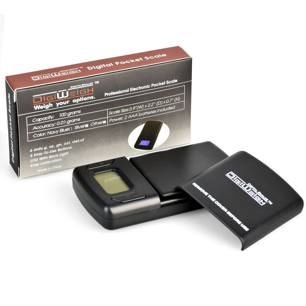 DigiWeigh Economic Design Digital Pocket Scale | 100g x 0.01g - Headshop.com