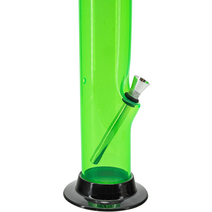 Straight Tube Acrylic Bong  6-9-12-15"