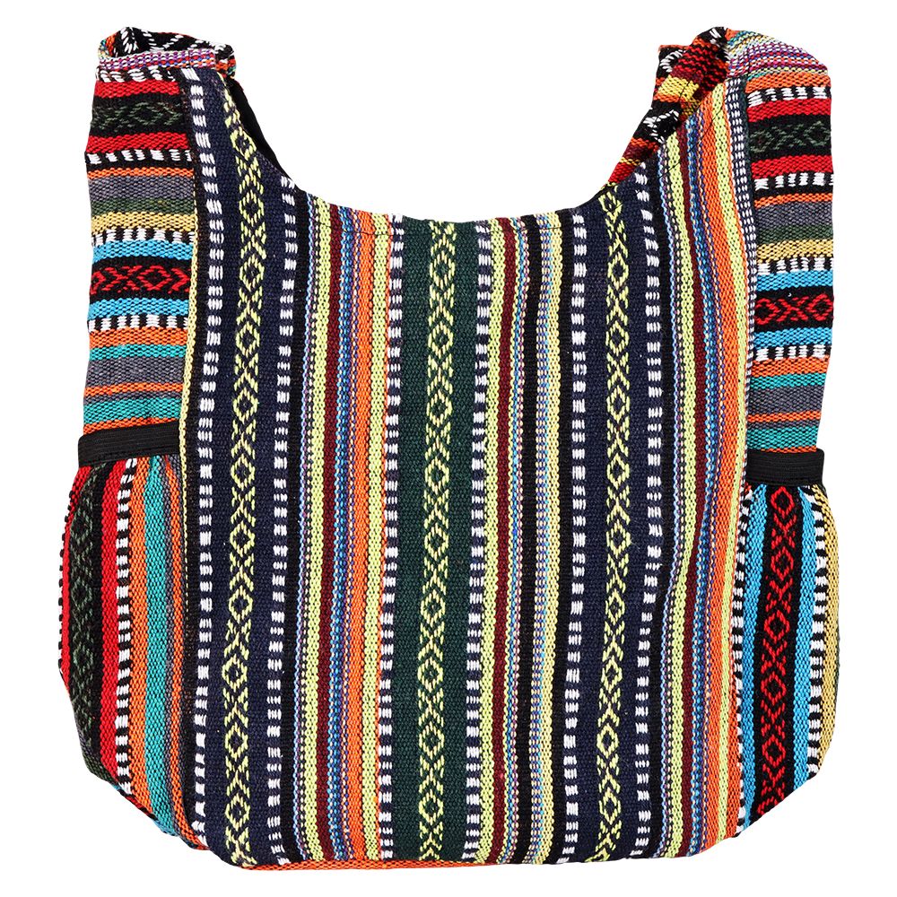 ThreadHeads Scenic Beach Aztec Patchwork Shoulder Sling Bag - 10.5"x10.5" - Headshop.com