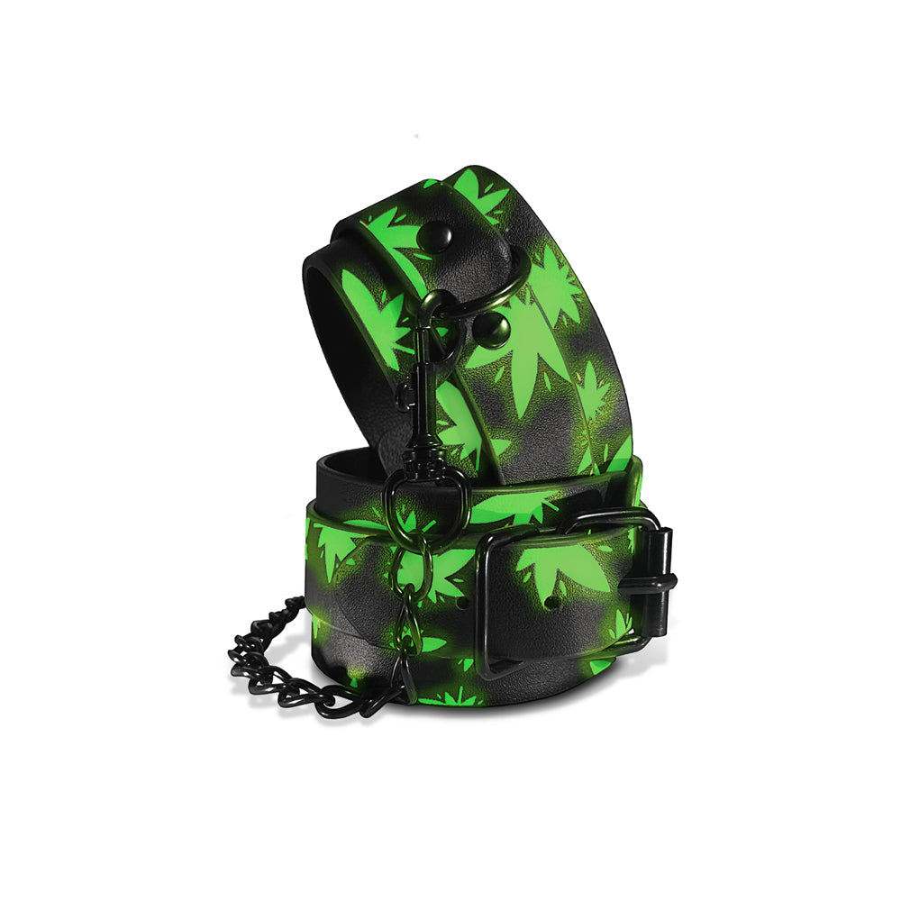 Stoner Vibes Chronic Collection Glow in the Dark Ankle Cuffs - Headshop.com