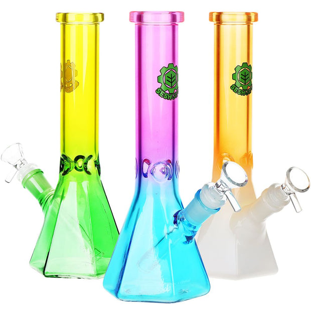 SeshGear Prismatic Bliss Ombre Glass Water Pipe | 10" | 14mm F