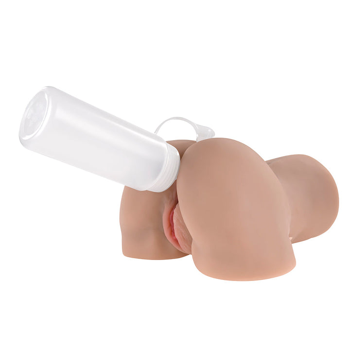 Zero Tolerance Rear Beauty Rechargeable Remote Controlled Vibrating Sucking Dual Entry Masturbator TPE Light - Headshop.com