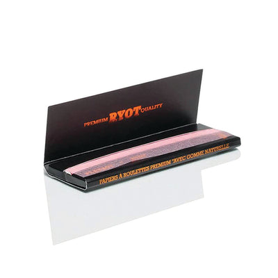 25PC DISP - Playboy x RYOT Rolling Papers - Rose Gold / 1 1/4" - Headshop.com