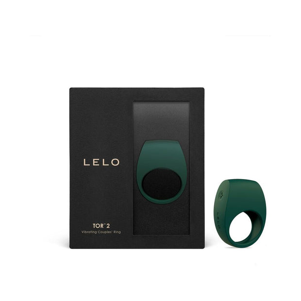 LELO TOR 2 Rechargeable Vibrating Cockring Green - Headshop.com
