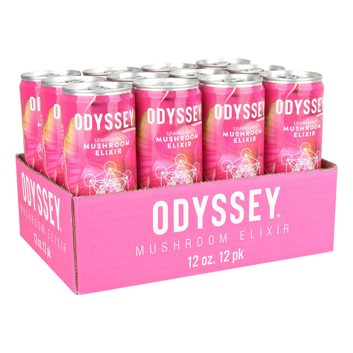 Odyssey Mushroom Sparkling Elixir | 12oz | 12pc Case - Headshop.com