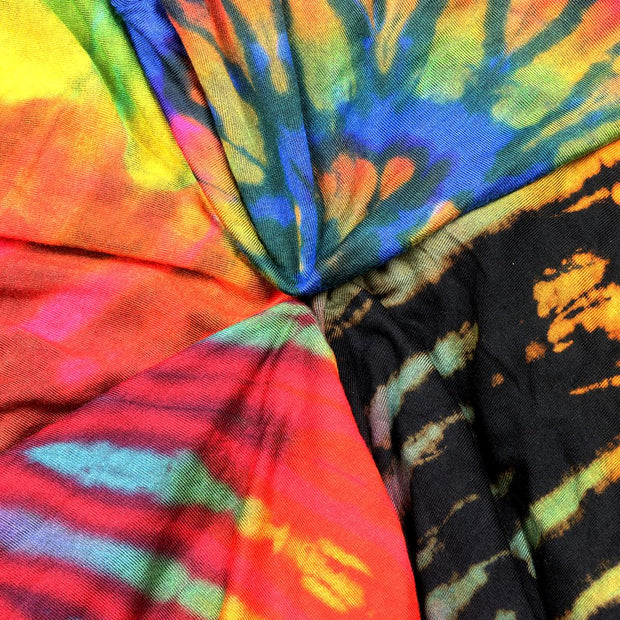Tie Dye Tank Top Mini Dress - One Size / 25" - Headshop.com