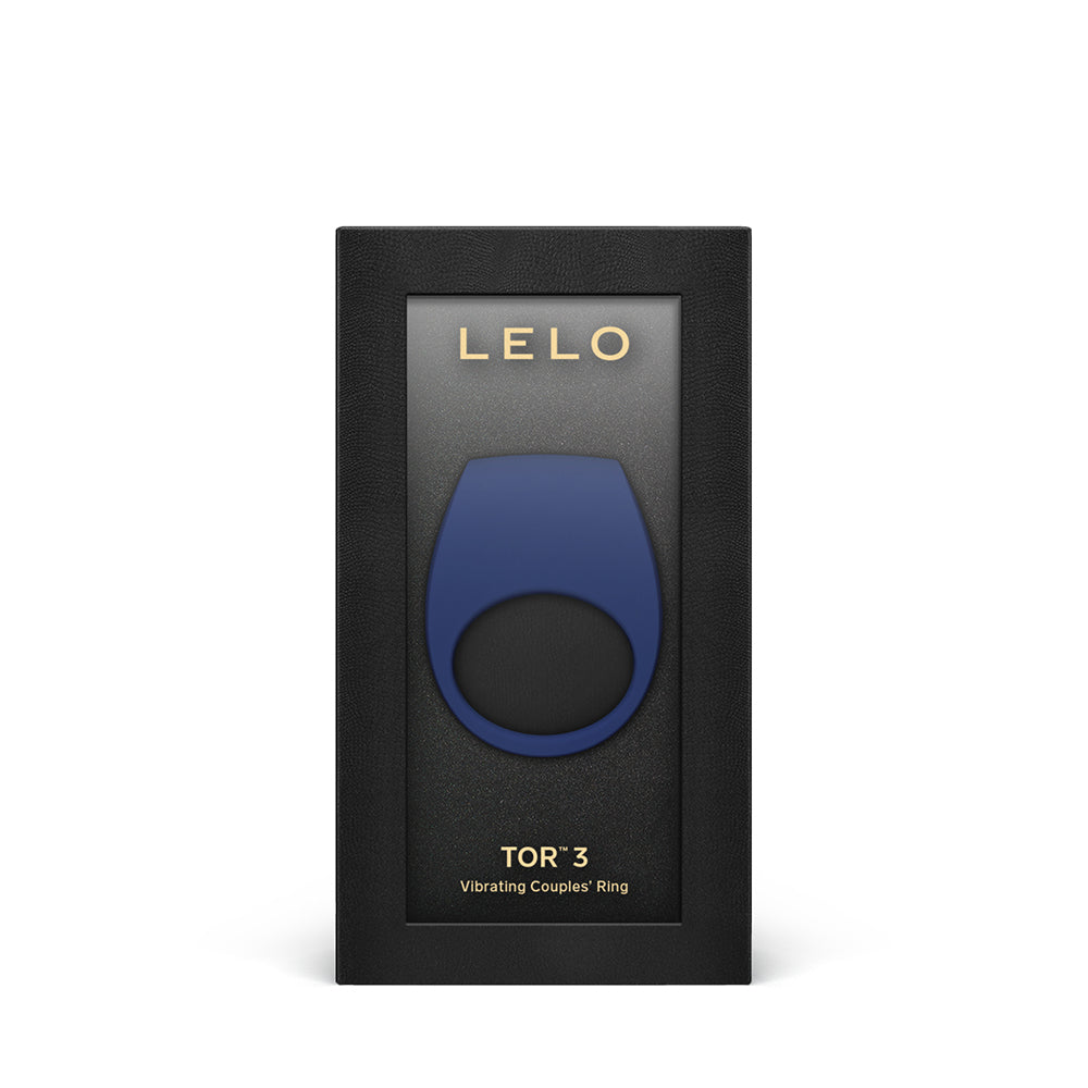 LELO TOR 3 Vibrating Cockring Base Blue - Headshop.com