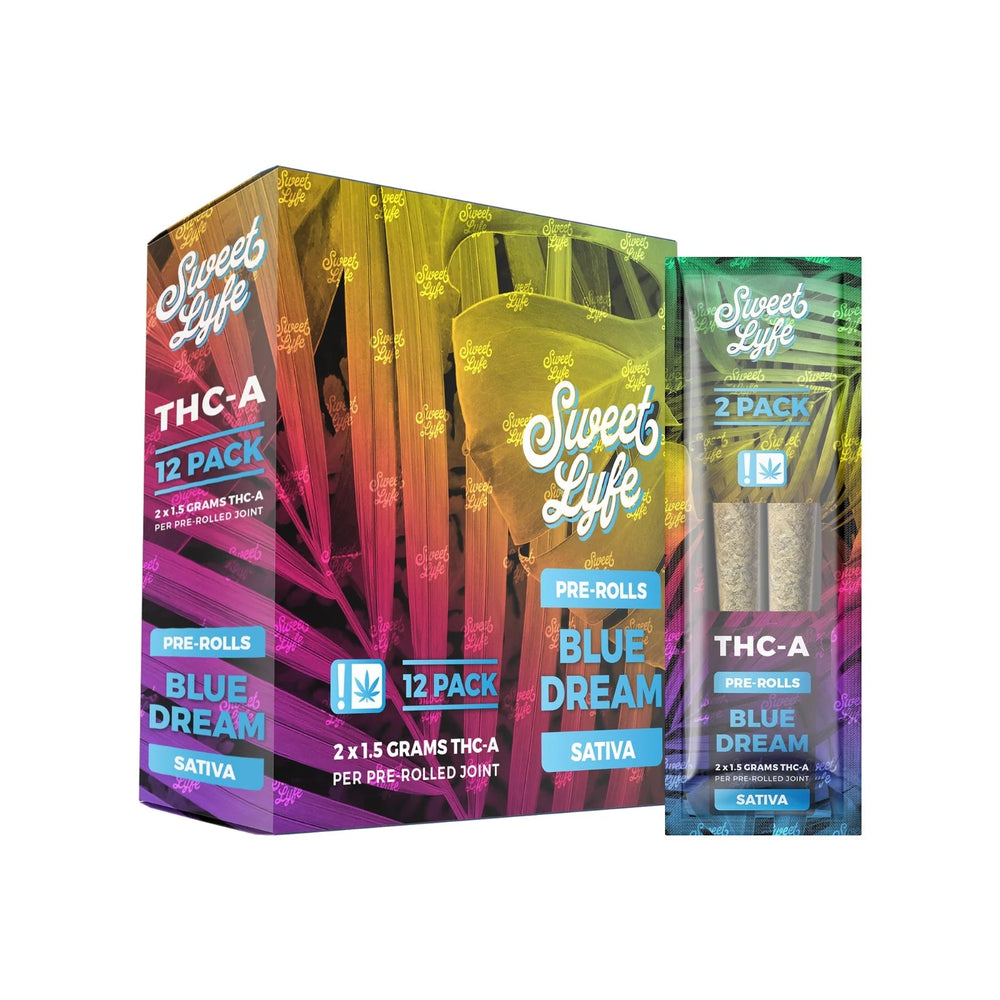 Sweet Lyfe THC-A Joints - 2 Pack Blue Dream (Sativa) - Headshop.com