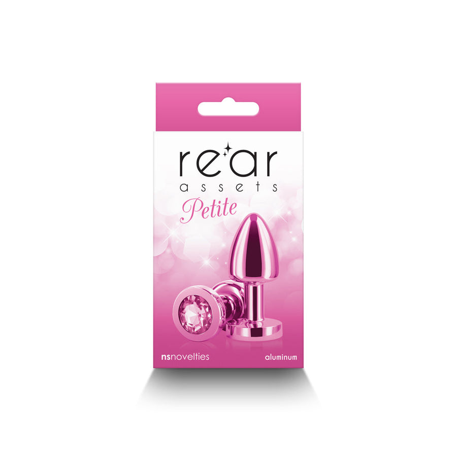 Rear Assets Petite Metal Anal Plug Pink - Headshop.com
