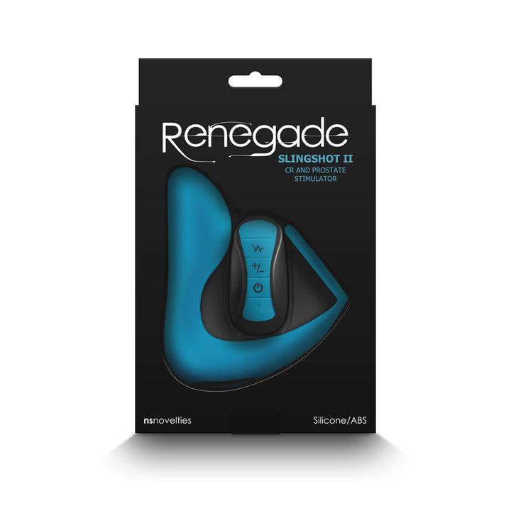 Renegade Slingshot II Cock Ring & Prostate Stimulator Teal - Headshop.com