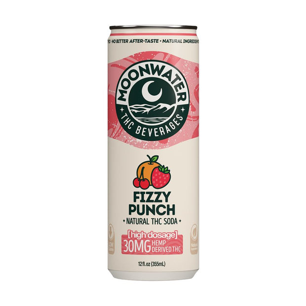 Moonwater Natural Hemp-Derived D9 THC Infused Soda | 12fl oz Can | 24ct Case - Headshop.com