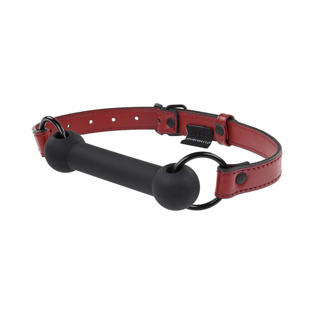 Sportsheets Saffron Silicone Bit Gag with Adjustable Buckle - Headshop.com