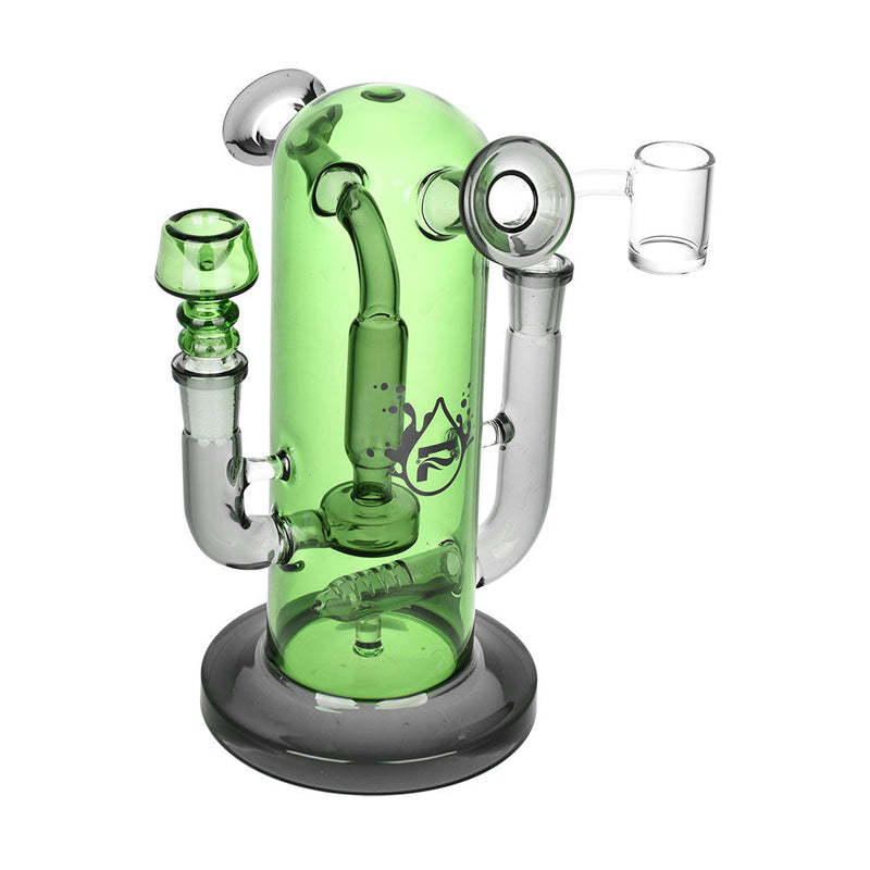 Pulsar Double Trouble Dry Pipe/Dab Rig | 8" | 14mm F - Headshop.com