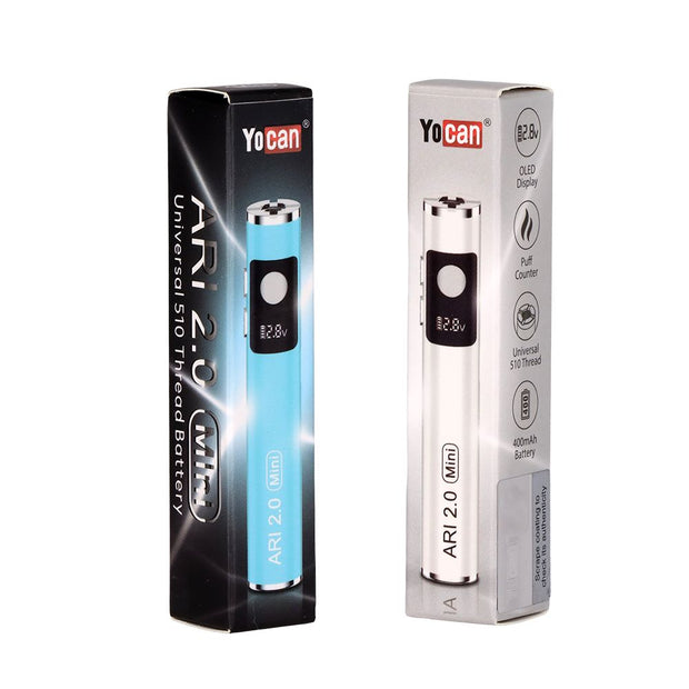 15CT DISPLAY - Yocan Ari 2.0 Mini 510 Battery - 400mAh / Assorted Colors