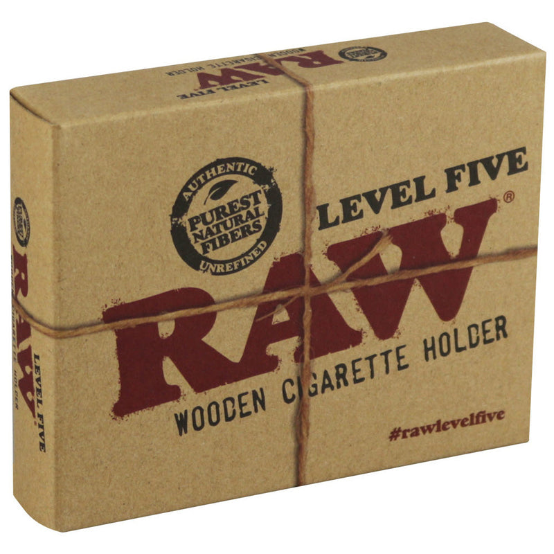Raw Level 5 Wooden Cigarette Holder - 4" - Headshop.com