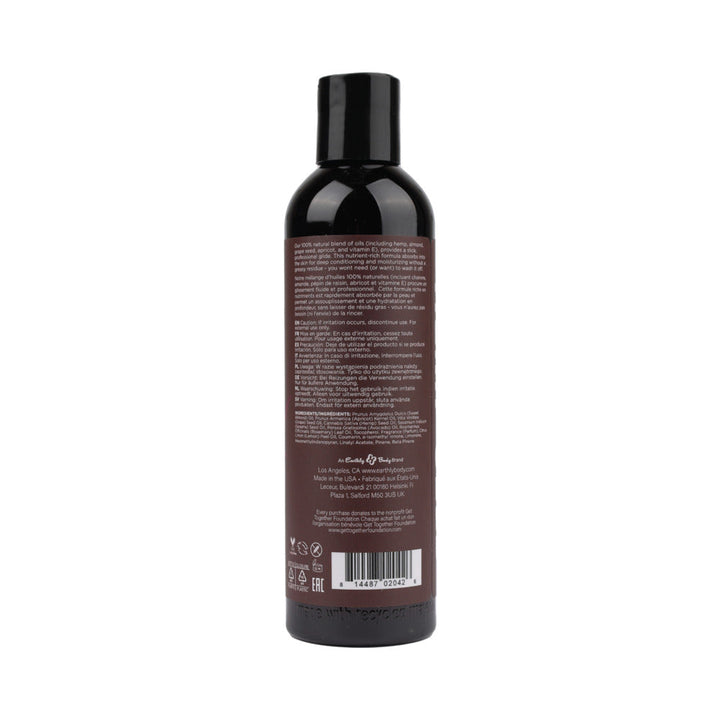Earthly Body Hemp Seed Massage Oil Skinny Dip 8 oz. - Headshop.com