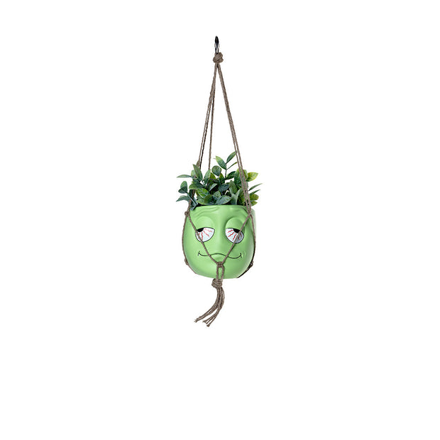 Thread Heads Hanging Flower Pots