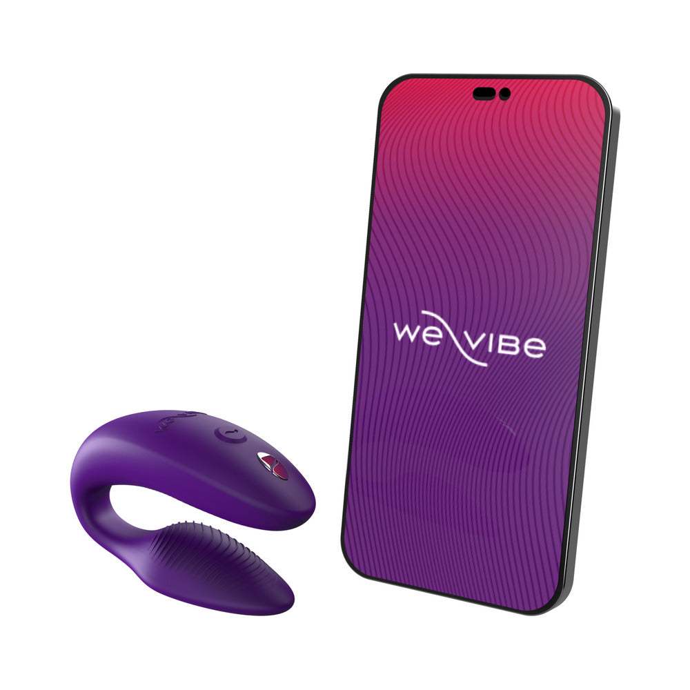 We-Vibe Sync 2 Rechargeable Silicone Couples Vibrator Purple - Headshop.com