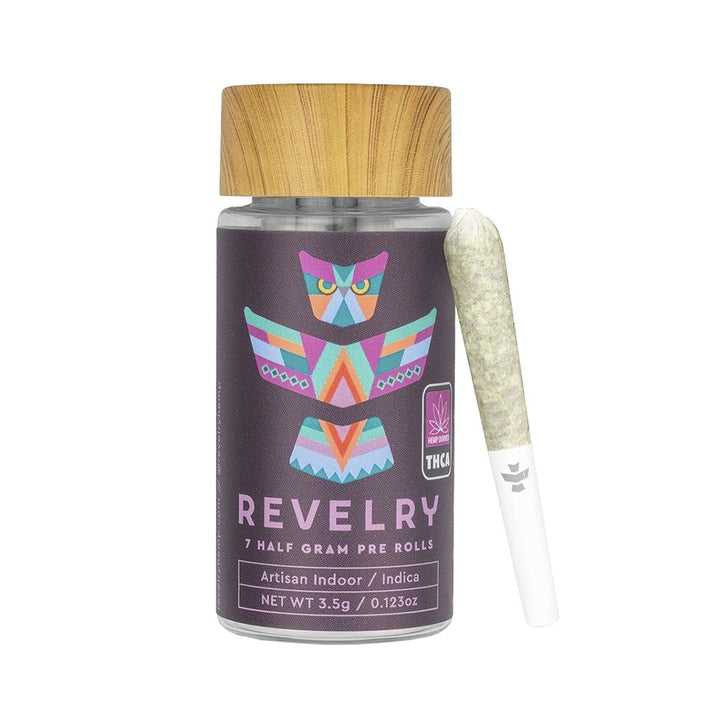 Revelry Premium Indoor THCA Pre-Rolls | 0.5g | 7pc Pack