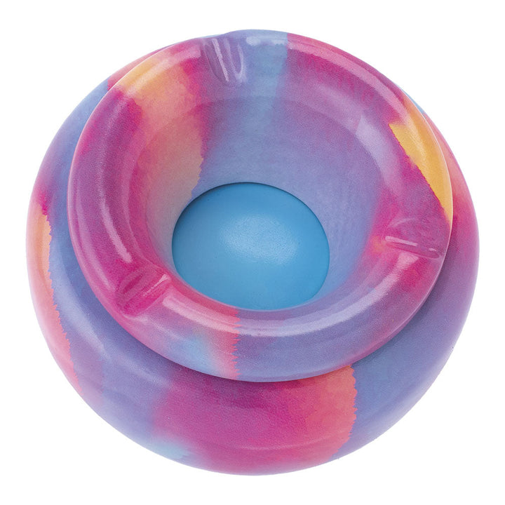 Fujima Moroccan Ceramic Ashtray - Painted Pastel / 5" - Headshop.com