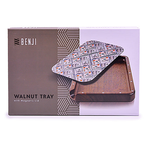 Benji - Walnut Tray w/ Magnetic Lid Kit - USD - Headshop.com