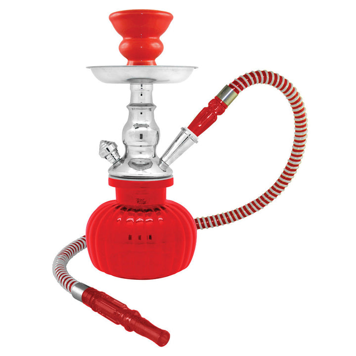 9" Petite 1-Hose Premium Hookah - Colors Vary - Headshop.com