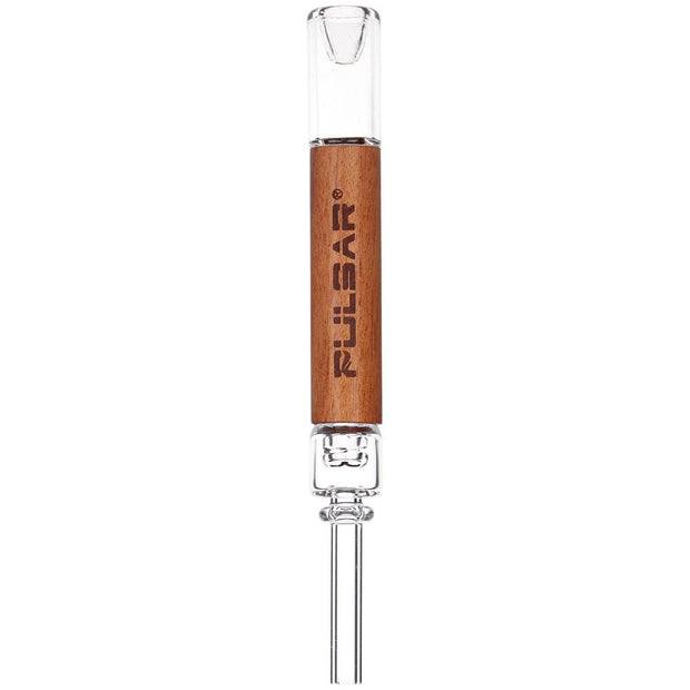 Pulsar Quartz & Rosewood Deco Dab Straw - 5.75" - Headshop.com