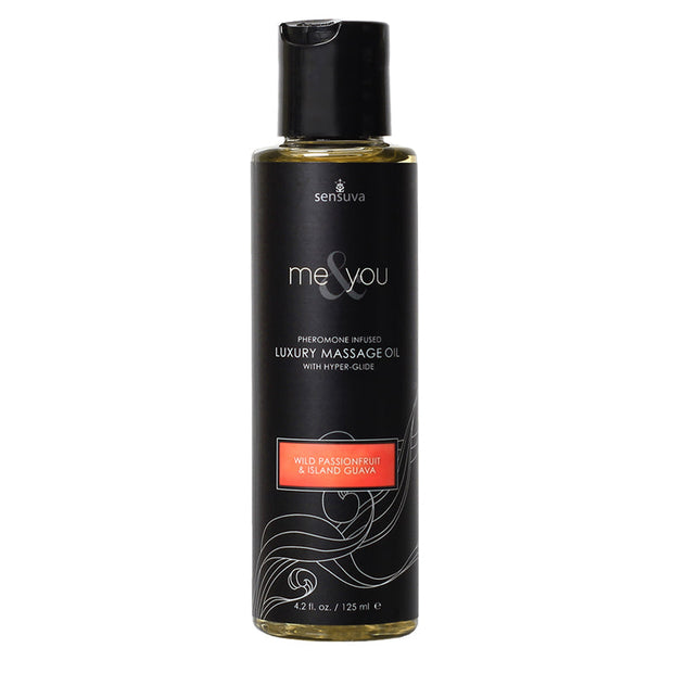 Sensuva Me & You Pheromone Luxury Massage Oil Passion Fruit Guava - Headshop.com