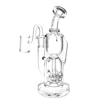 Pulsar Emergence Hourglass Recycler Rig - 7.5" / 14mm F / Clear - Headshop.com
