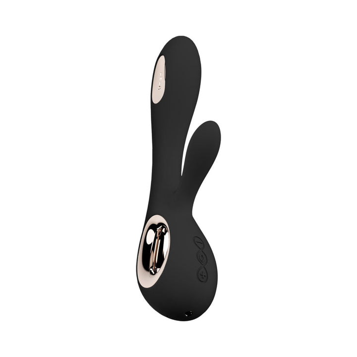 LELO SORAYA WAVE Rechargeable Rabbit Vibrator Black - Headshop.com