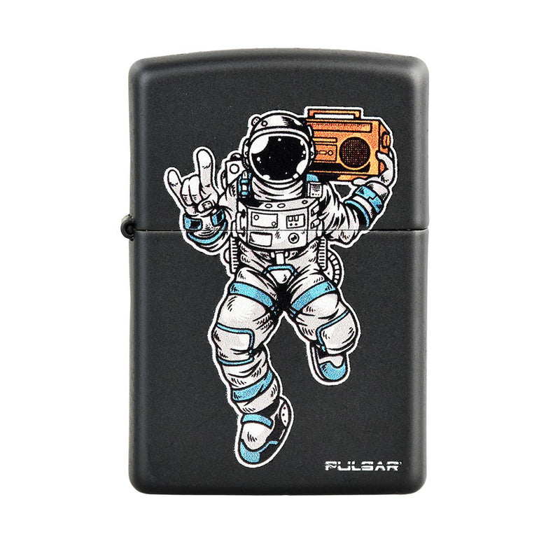 Zippo Lighter - Pulsar Space Jam - Black Matte - Headshop.com