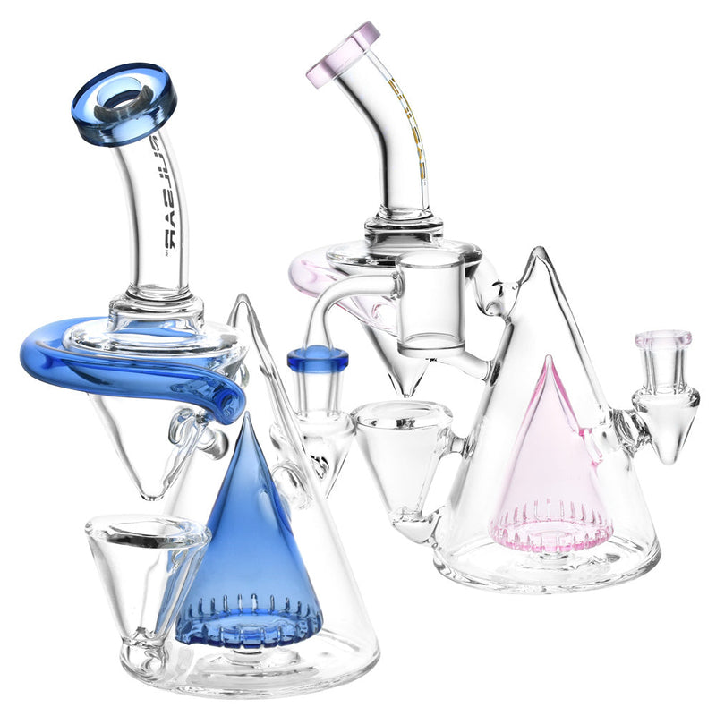 Pulsar Cone Cascade Gravity Recycler Dab Rig -8"/14mm F/Clrs Vry - Headshop.com