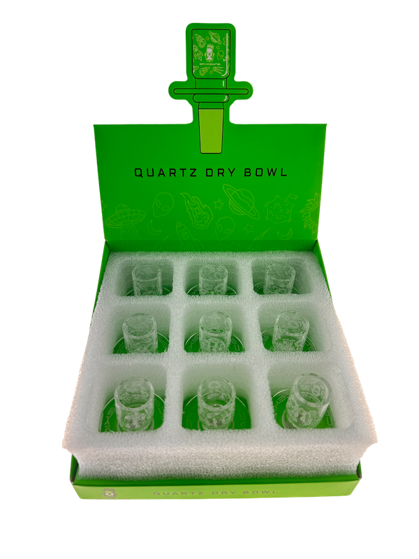 Space King - Quartz Dry Bowl (Box of 9) - Headshop.com